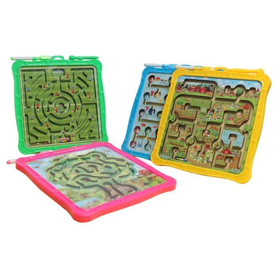 ROHS Eco Preschool Educational Toys Magnetic Drawing Board Dengan Rolling Beads