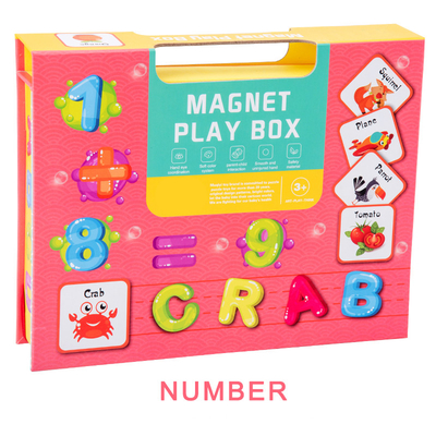 Pengenalan Nomor Prasekolah Buku Puzzle Jigsaw Magnetik Untuk Anak-Anak Berusia 3 Tahun