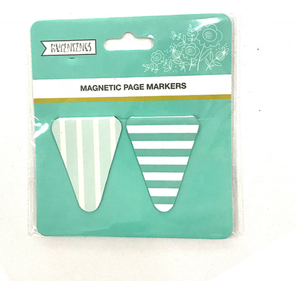 Mini Marks Triangle Magnetic Bookmark Page Marker Untuk Membaca Buku