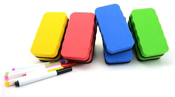 OEM Magnetic Sponge EVA Felt Whiteboard Eraser kecil untuk Kantor Sekolah
