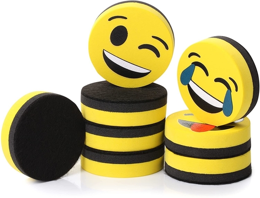 Emoji Cute Smiley Face Magnetic Dry Eraser untuk Papan Tulis Papan Tulis