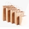Kemasan Tas Kertas Grocery Brown Kraft Gift Bags Untuk Belanja