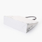 Kustom Matt Glossy Laminated White Art Paper Gift Bag Dengan Pegangan Untuk Belanja