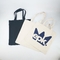 Tas Belanja Katun Gusset Logo Disesuaikan untuk Hadiah Promosi