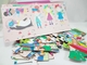 60 pcs Rainbow Fairy Karton Jigsaw Puzzle Jigsaw Potongan Besar Dengan Menyenangkan Pop Out Play Angka