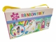 60 pcs Rainbow Fairy Karton Jigsaw Puzzle Jigsaw Potongan Besar Dengan Menyenangkan Pop Out Play Angka
