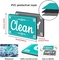 Disesuaikan 2mm Dapur Bersih Dirty Dishwasher Clean Sign Magnet 3.54*1.97inch