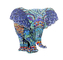 Teka-teki Jigsaw Kayu Gajah Berbentuk Lantai Berwarna-warni untuk anak berusia 3 tahun