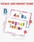 Kit Surat Magnetik Kelas 208 Potongan Lembar Magnet Dua Sisi Busa Alfabet Untuk Anak-anak Prasekolah Spel