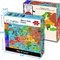 Warna Peta Eropa 1000 Potongan Kertas Jigsaw Puzzle Untuk Anak-anak 12+ Remaja Dewasa Keluarga